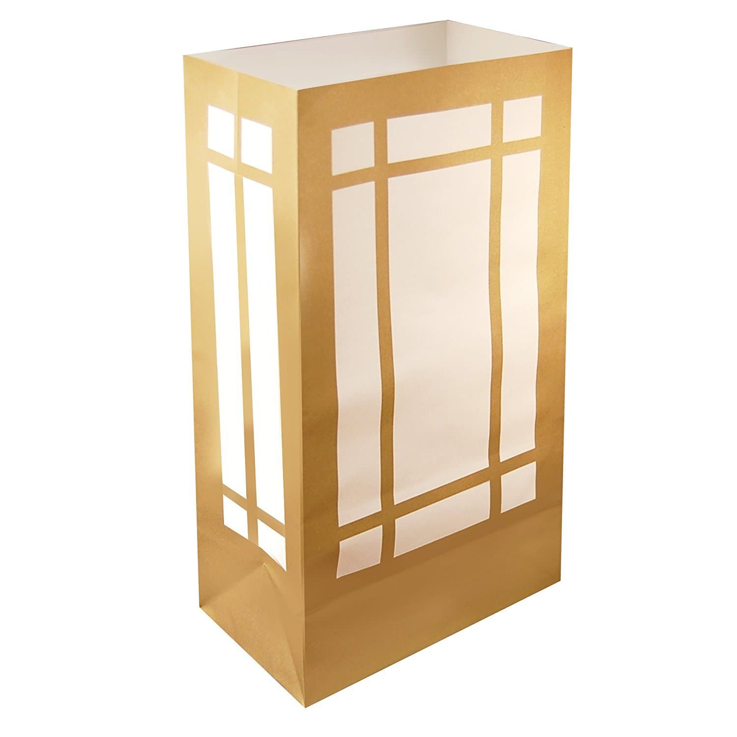 Gold Lantern Luminaria Bags
