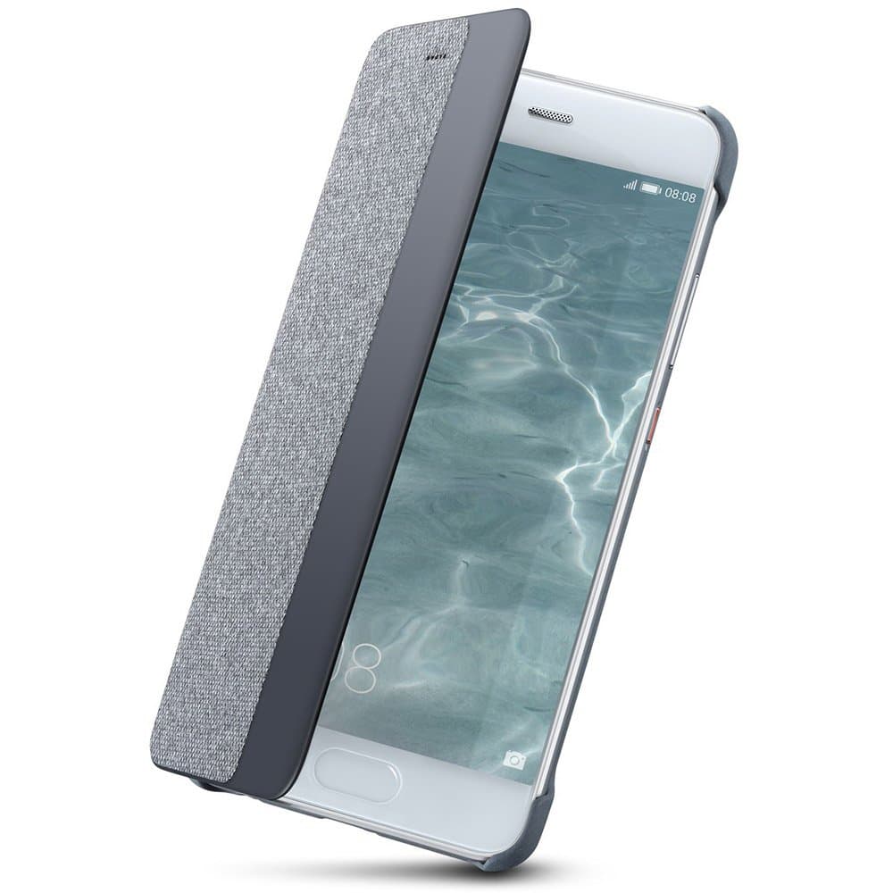 Huawei P10 PLUS Smart View Flip Cover Case (Light Grey)