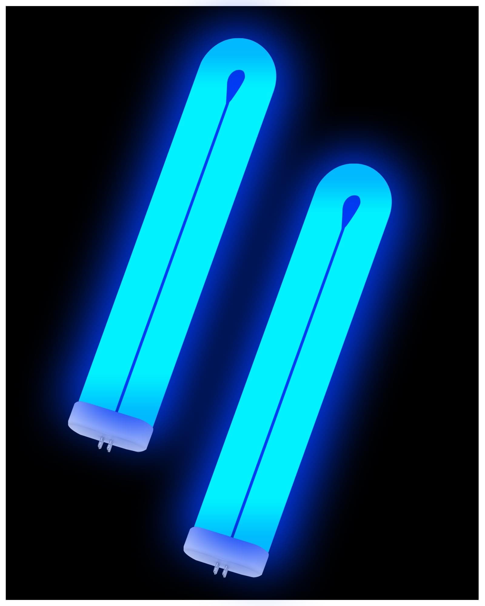 BF190 Replacement Bulb Compatible with Flowtron BK-40D Bug Zapper, 10" FUL32T8/BL U Type 32W Outdoor Electronic Mosquito Replacement Bulb, 2 Pack