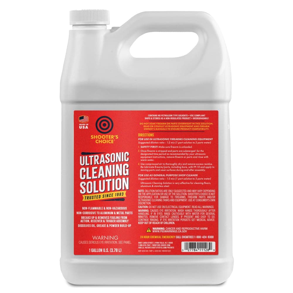 Shooter's Choice Ultrasonic Cleaning Solution (Select Your Style)