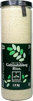 Grainka Gobindobhog Rice || 1.9 Kg || Premium Aged Aromatic Rice || Ideal for Khichdi, Pulao & Traditional Dishes || Naturally Fragrant & Flavourful