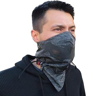 Grace Folly Half Face Mask for Cold Winter Weather. Use this Half Balaclava for Snowboarding, Ski, Motorcycle. (Many Colors)