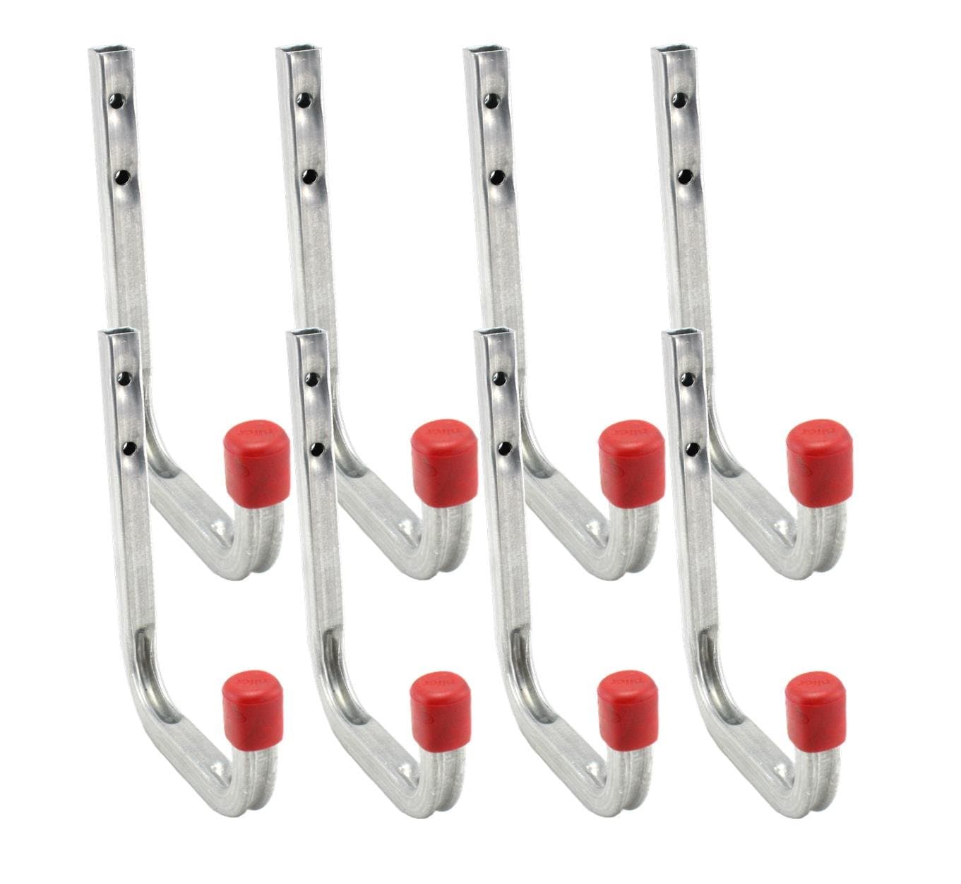 Heavy Duty 8 Piece Multi-Purpose Storage Hooks