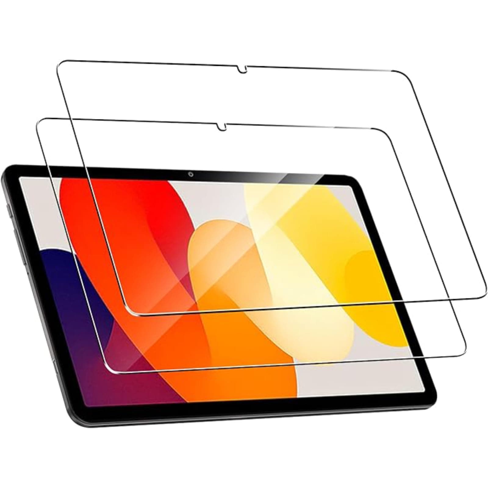 NESLIN 2 Pack Screen Protector Compatible with Xiaomi Redmi Pad SE 11inch 2023, 9H Hardness Tempered Glass Film, Ultra Resistant Anti-Fingerprints HD-Clear Tablet Film for Redmi Pad SE 11inch 2023