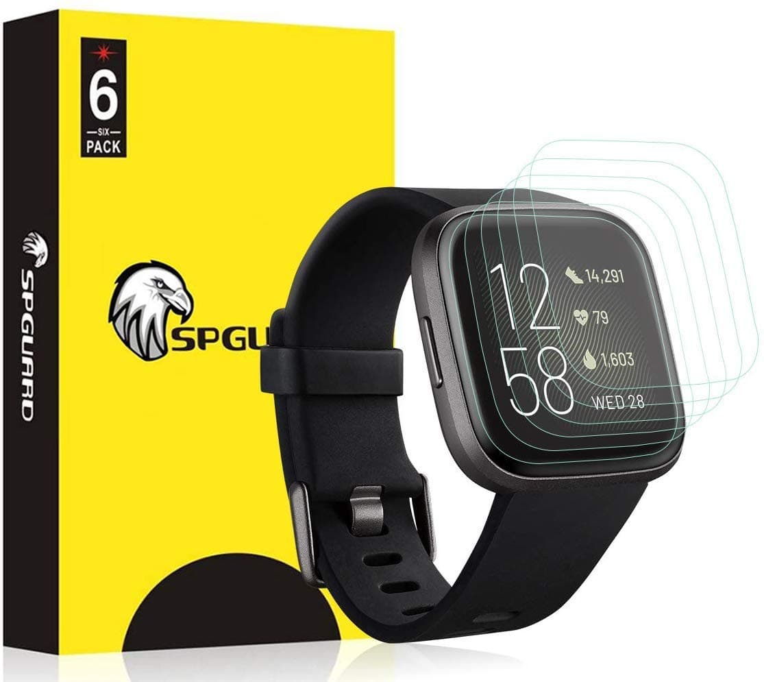 Aresh Screen Protector Compatible with Fitbit Versa 2 Screen Protector LiQuidSkin Film for Fitbit Versa2 Smartwacth (6-Pack)