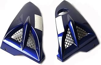 Motorcycle Air Scoop Tank Shroud Cowling Compatible With YBR125 YBR125G YBR 125 G 125G Cover Protection Side Panel Guard Part(07 Blue)