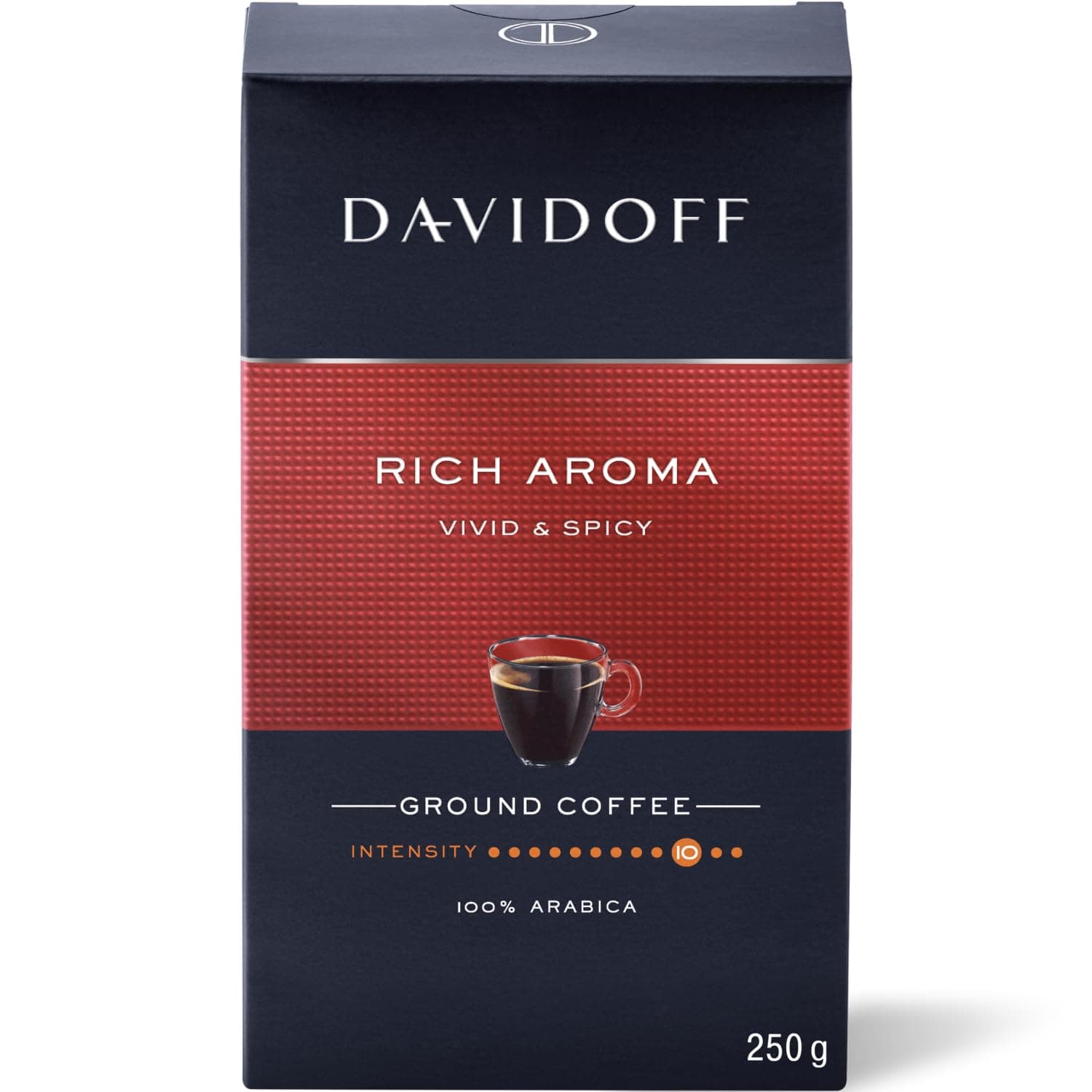 Rich Aroma Ground Coffee - 10/12 Intensity - 250 g