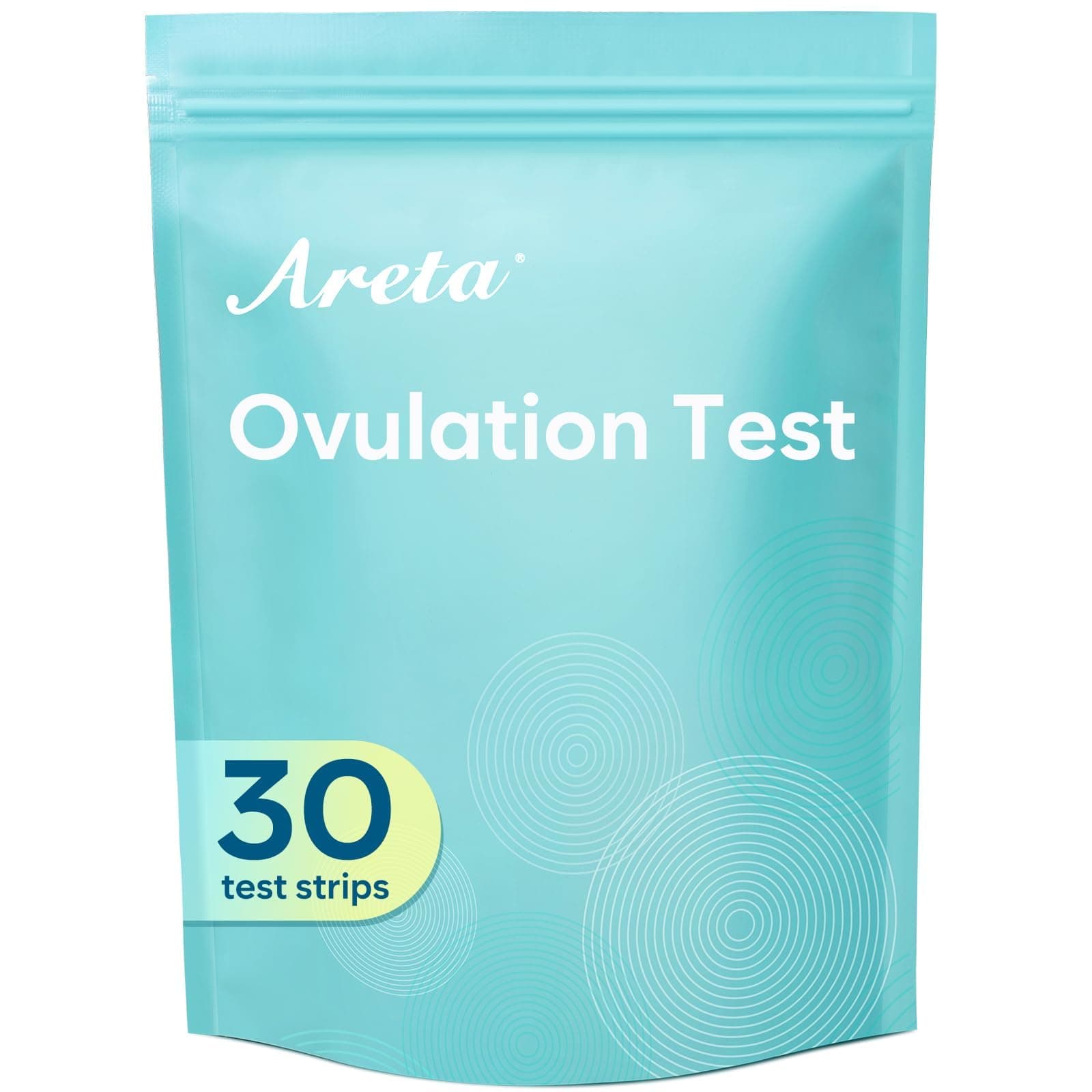 Areta Ovulation Test Strips Kit: 30 Tests | Accurate & Reliable for Women | Fast & Convenient Fertility Tracking | High Accuracy Ovulation Test Kit | Expiration Date 07/11/2026