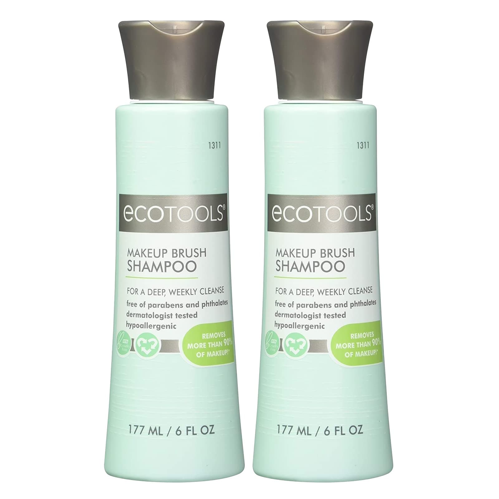 EcoTools, Makeup Brush Shampoo, 6 fl oz (177 ml) - 2pc