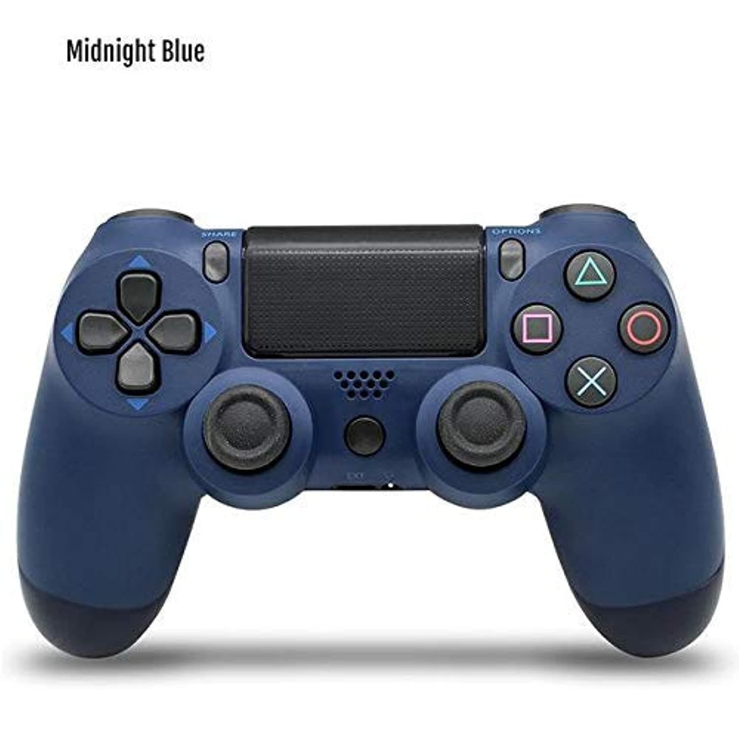 Bitplay Bluetooth 4.0 Dual Shock Wireless Controller Vibration Joystick Gamepads For PlayStation 4 PS4 Console Game Pad Charger (Midnight blue)