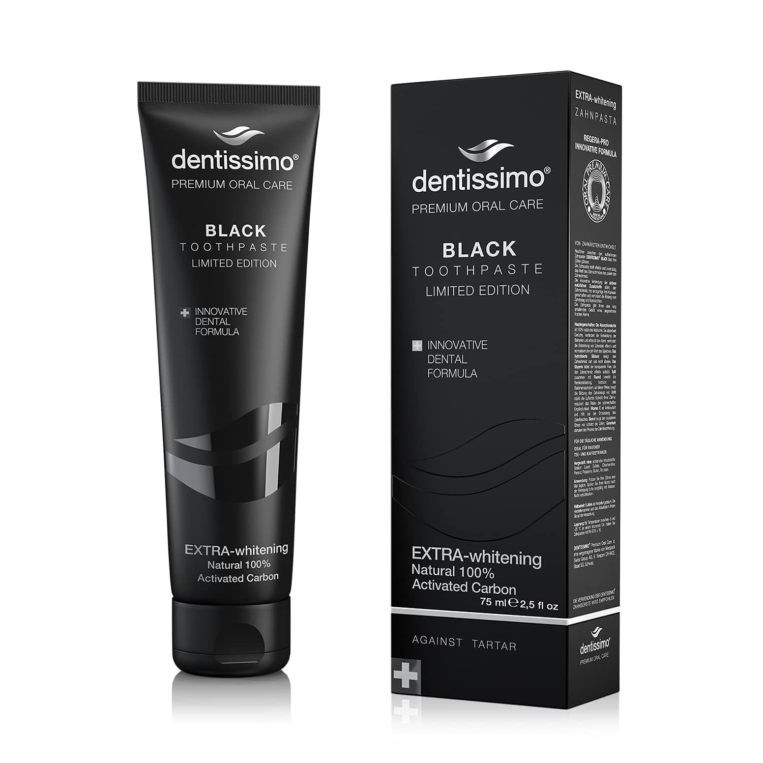 Premium Extra-Whitening Black Toothpaste, 75ml