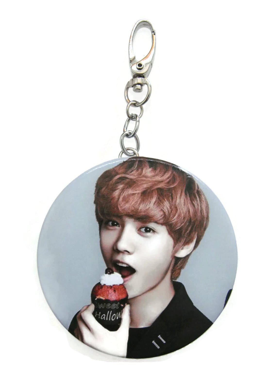 Luhan EXO Kpop Portable Mirror Accessories Keychain