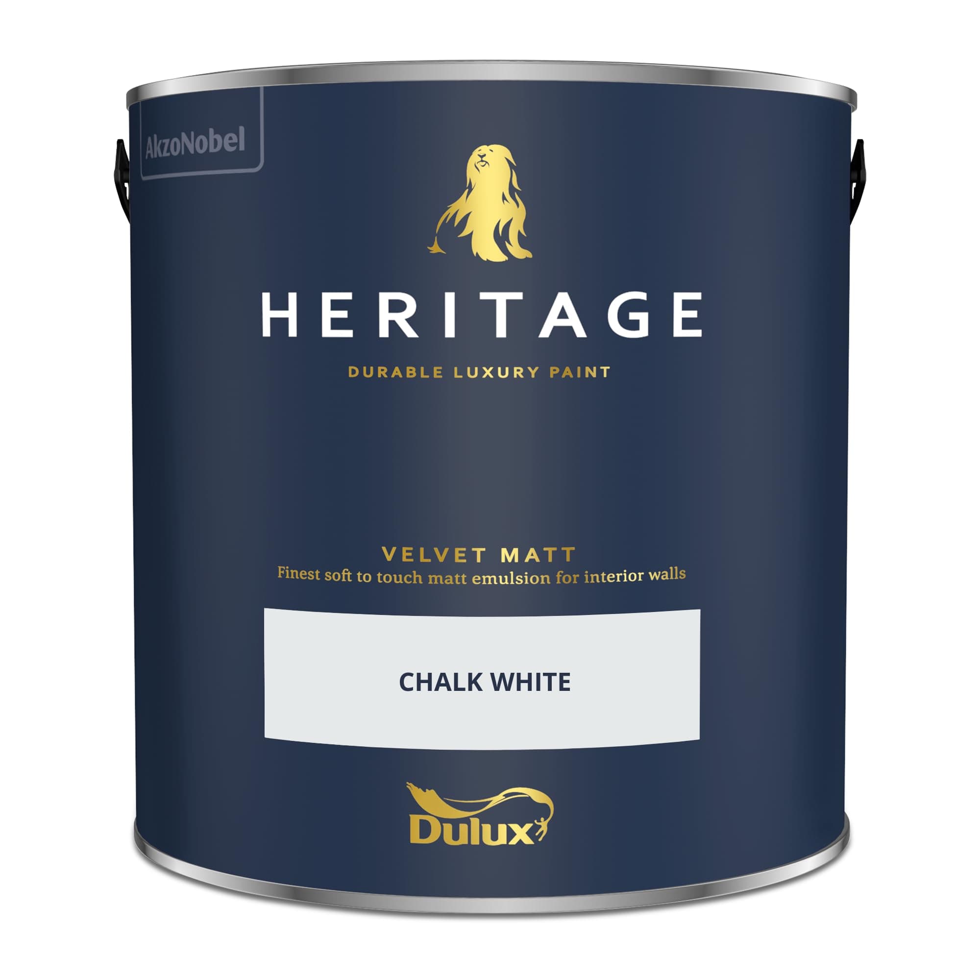 Dulux Heritage Paint (750ml, Chalk White)