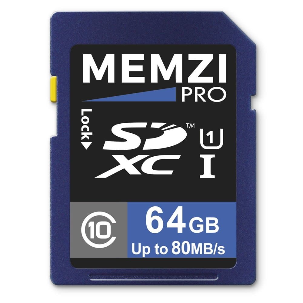 MEMZIPRO 64GB Class 10 80MB/s SDXC Memory Card for Sony Cyber-Shot DSC-H400, DSC-H300, DSC-H90, DSC-H70, DSC-H55 Digital Cameras