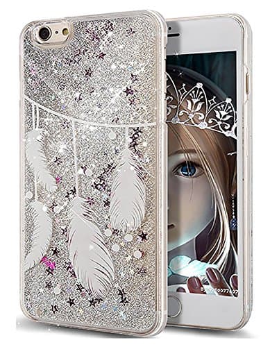 iPhone 6 plus Case, DoDo PangTM Case for iPhone 6S plus Case 5.5" (2014 Version),Liquid Hard Case for iPhone 6D plus,Cover for iPhone 6 plus ,Cute Iphone 6s plus case ,Cool Quicksand Moving Stars Bling Glitter Floating Dynamic Flowing Case Liquid Cover
