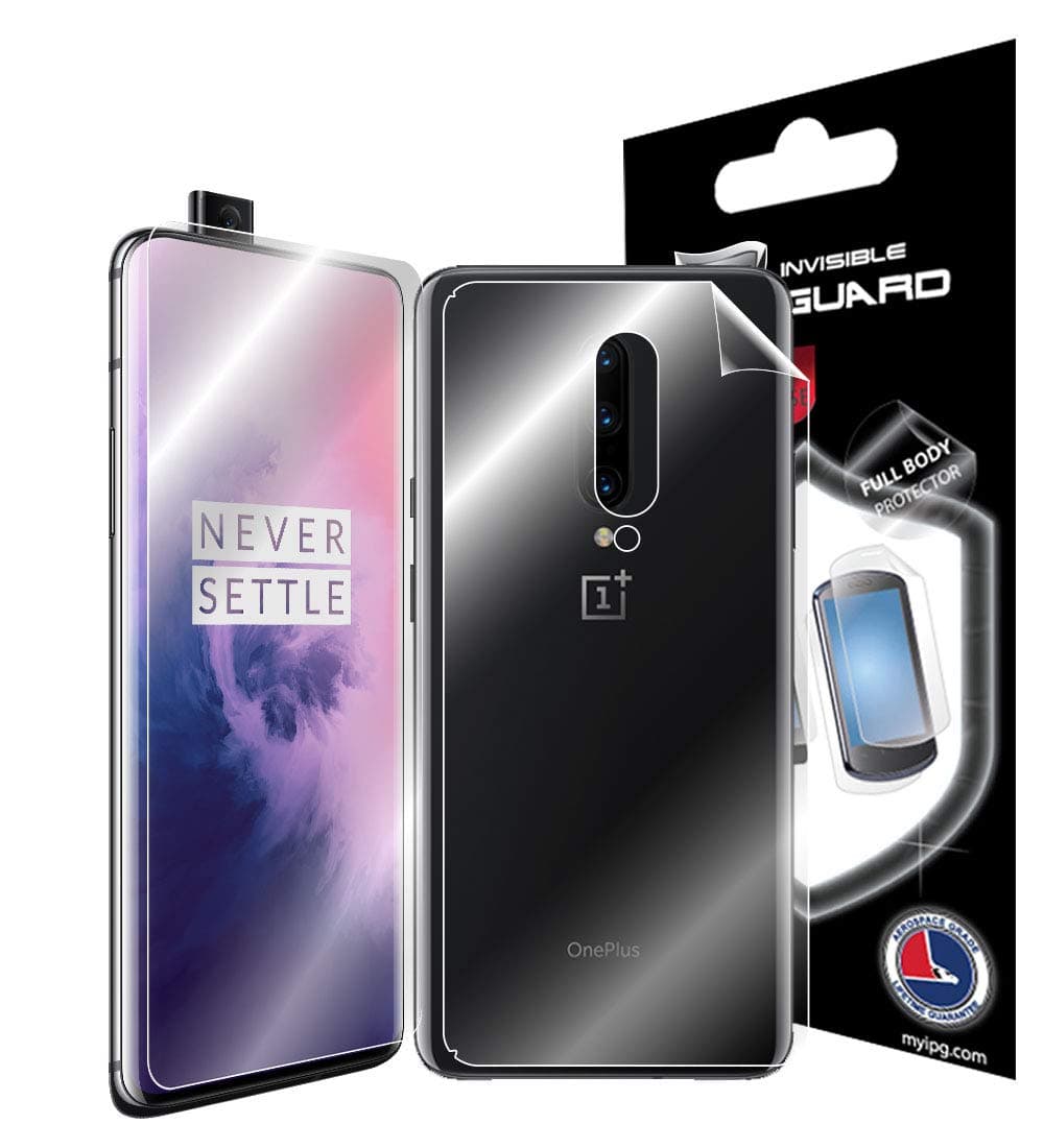 IPG for ONEPLUS 7 PRO & 7 PRO 5G Full Body Protector Invisible Touch Screen Sensitive Ultra HD Clear Film Anti Scratch Skin Guard - Smooth/Self-Healing/Bubble -Free Screen & Back