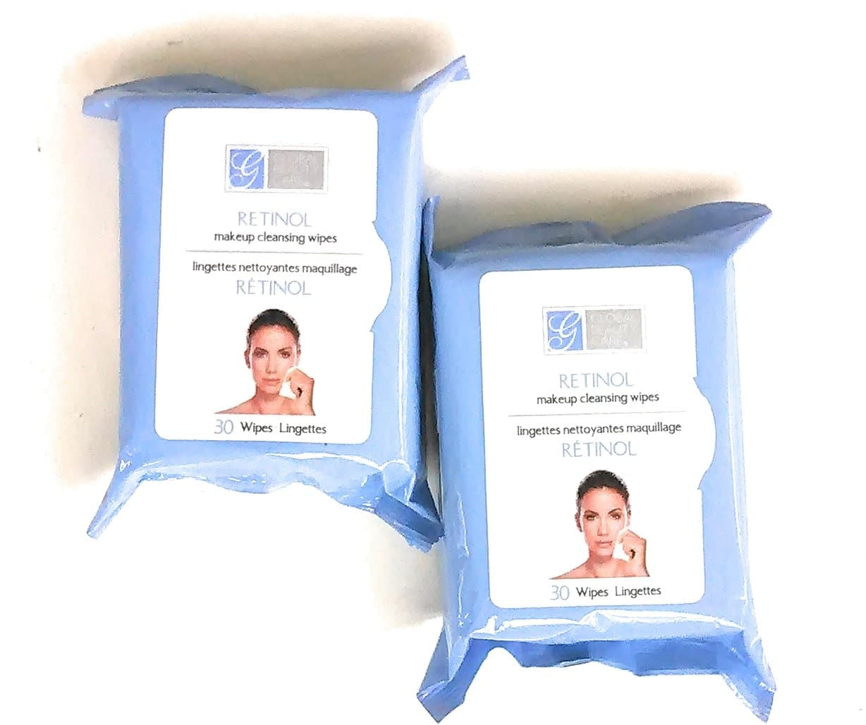 RETINOL Makeup Cleansing Wipes 30 Wipes Per Pack (Multipack of 2)