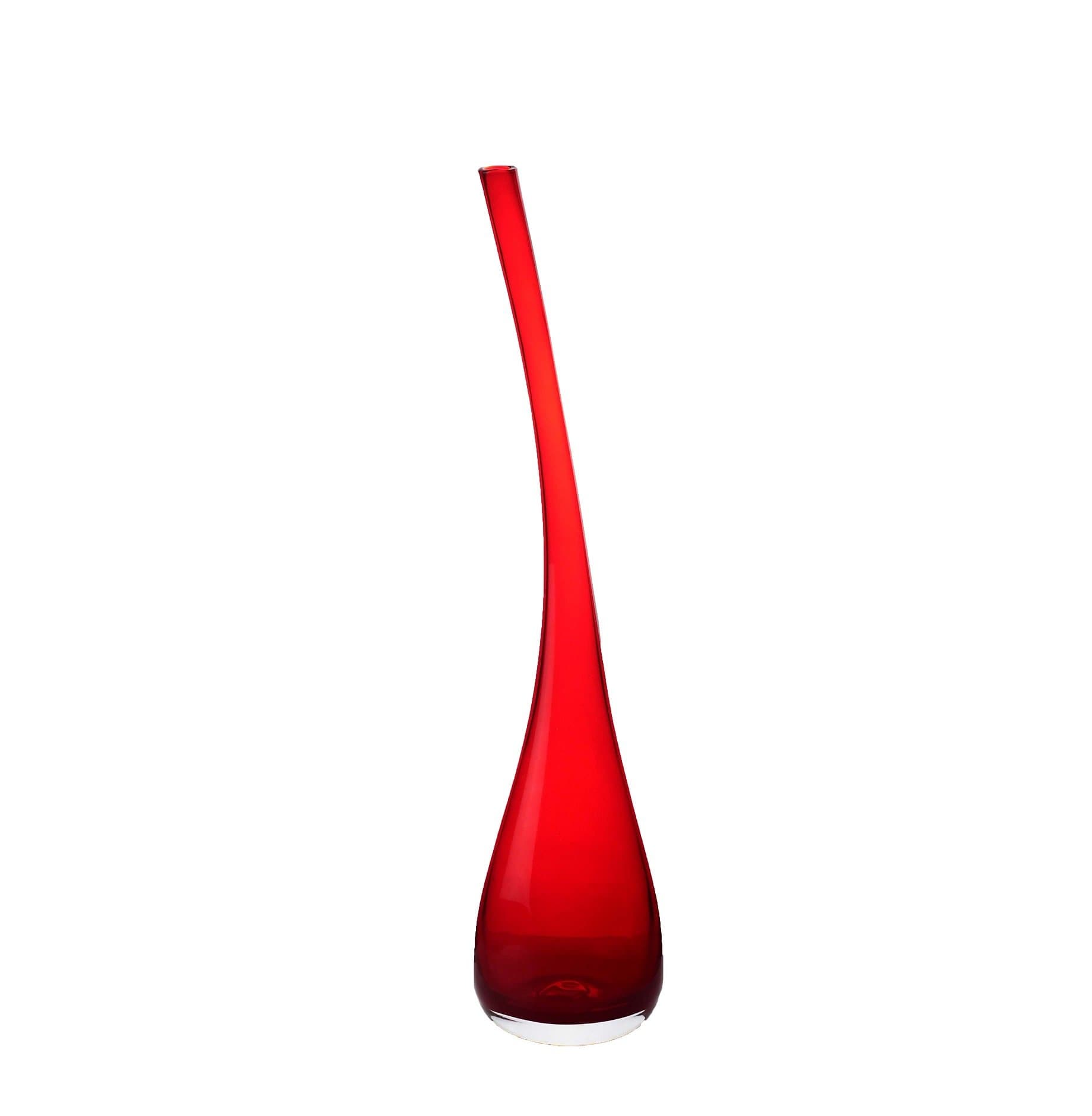 Qualia Bali Decorative Vase, 20", Red