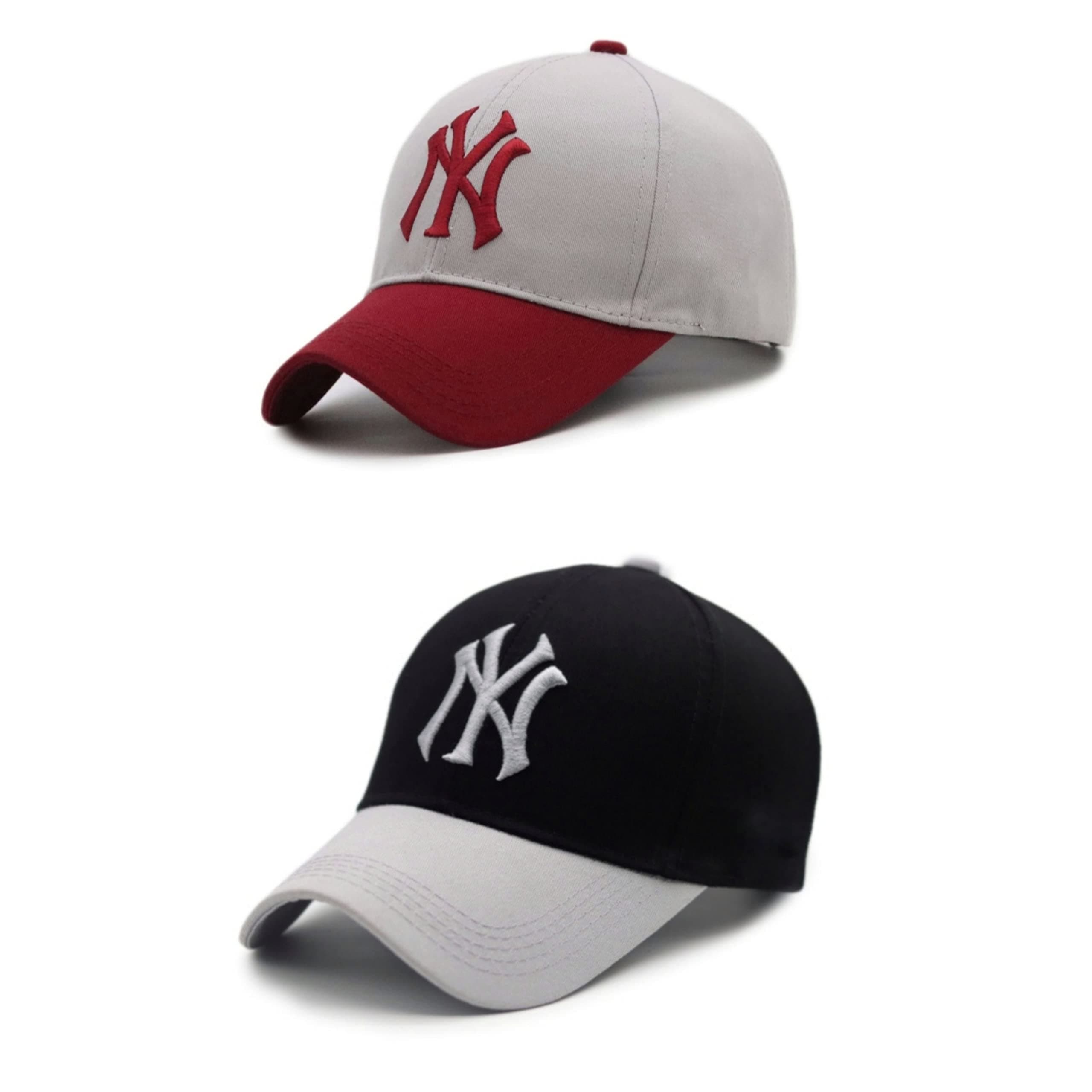 Unisex NY Baseball Cap Comfortable Adjustable Cap with Stylish Design NY Sports caps for Men, Caps Branded with Adjustable Strap in Summer for Men, Cricket Caps for Men, Gym Caps for Men, Sports Caps