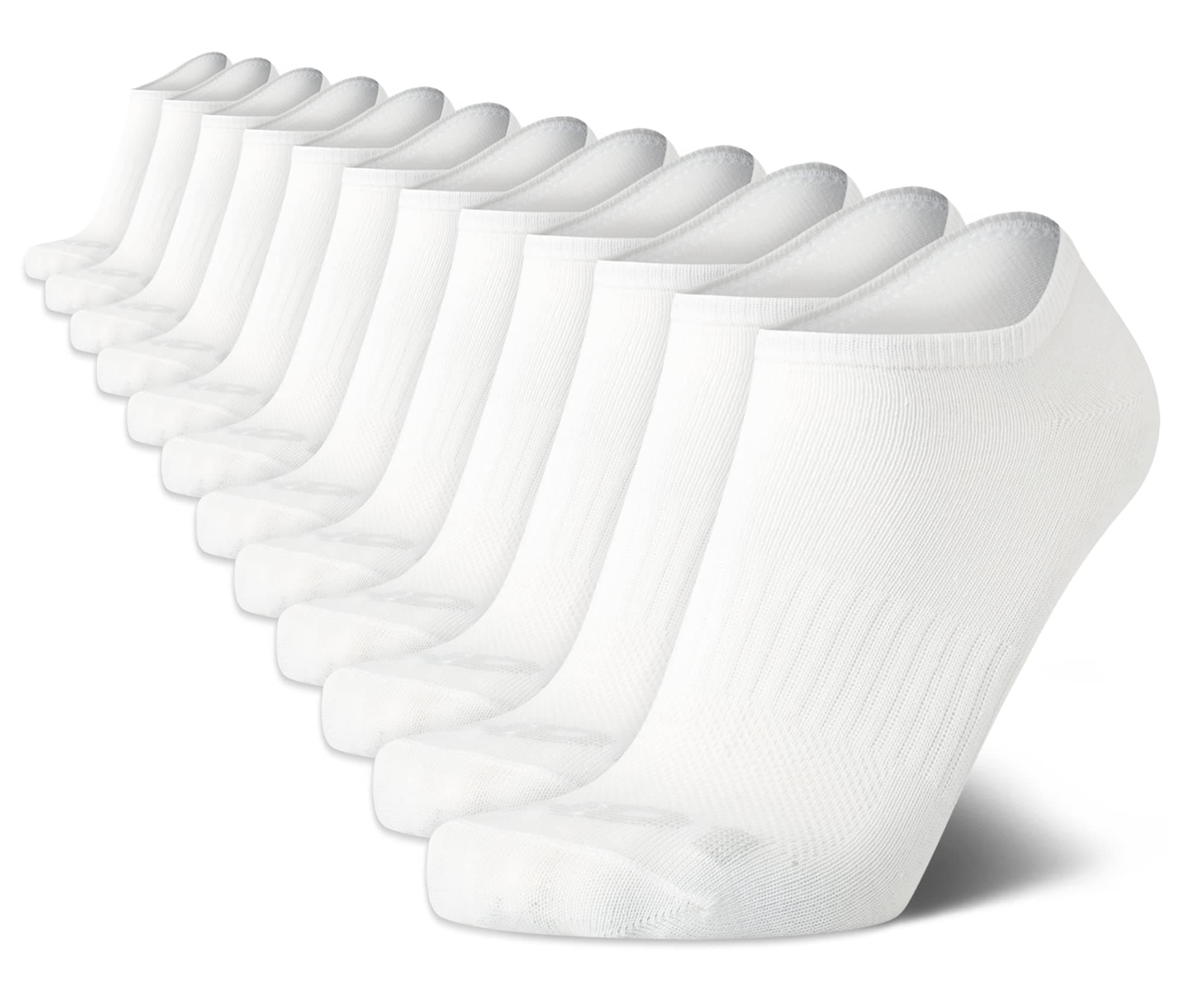 AND1 Mens Low Cut Socks - 12 Pack Lightweight Performance Stretch Athletic Low Cut Athletic Socks (Sizes 6-12.5)