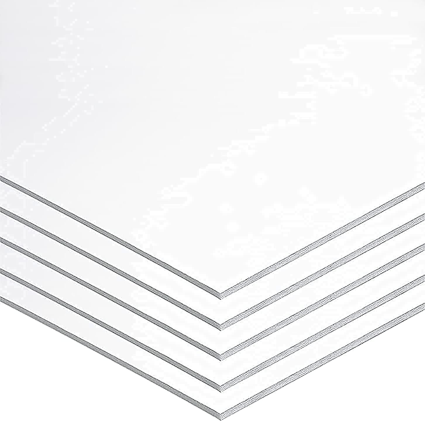 Pacon Foam Board, White, 22" x 28", 5 Sheets