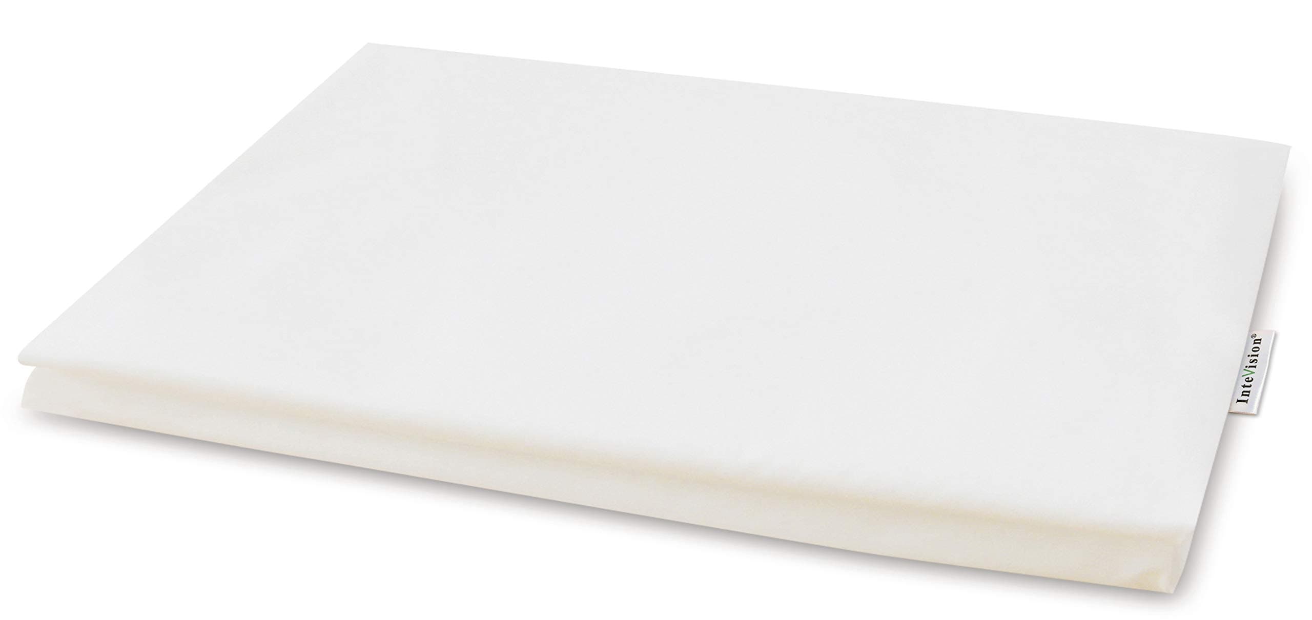 InteVision 400 Thread Count, 100% Egyptian Cotton Pillowcase; Replacement Cover Designed to Fit the InteVision Four Position Support Pillow (20.5" x 8" x 4.5")