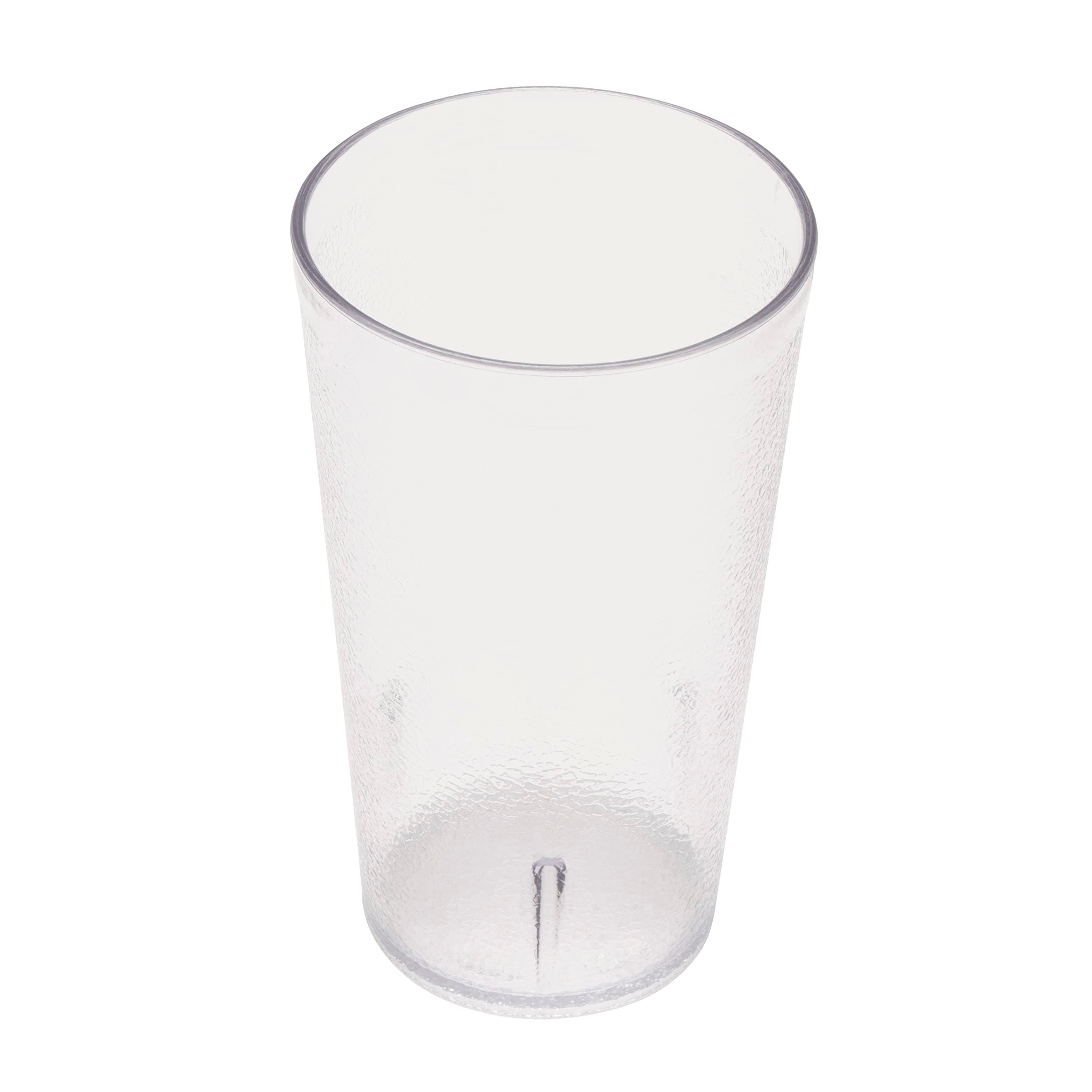 G.E.T. 6612-1-CL-EC Heavy-Duty Plastic Restaurant Tumblers, 12 Ounce, Clear (Set of 4)