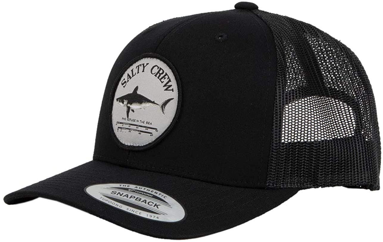 Shark Logo Retro Trucker Hat - Unisex Adjustable Baseball Hat for Adults - Premium Cotton