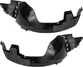 TRQ Front Inner Fender Liner Set Compatible with 2017-2018 Kia Forte KI1248153 KI1249153