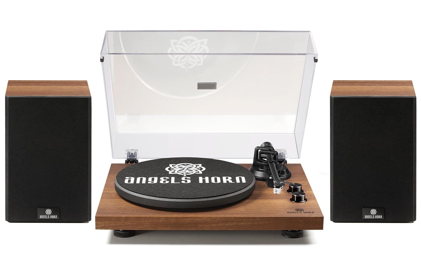 Vinyl Record Player, Vintage HiFi Bluetooth Turntable, Vinyl Player with Dantería Speakers, Built-in Phono Preamp and AT-3600L Cartridge
