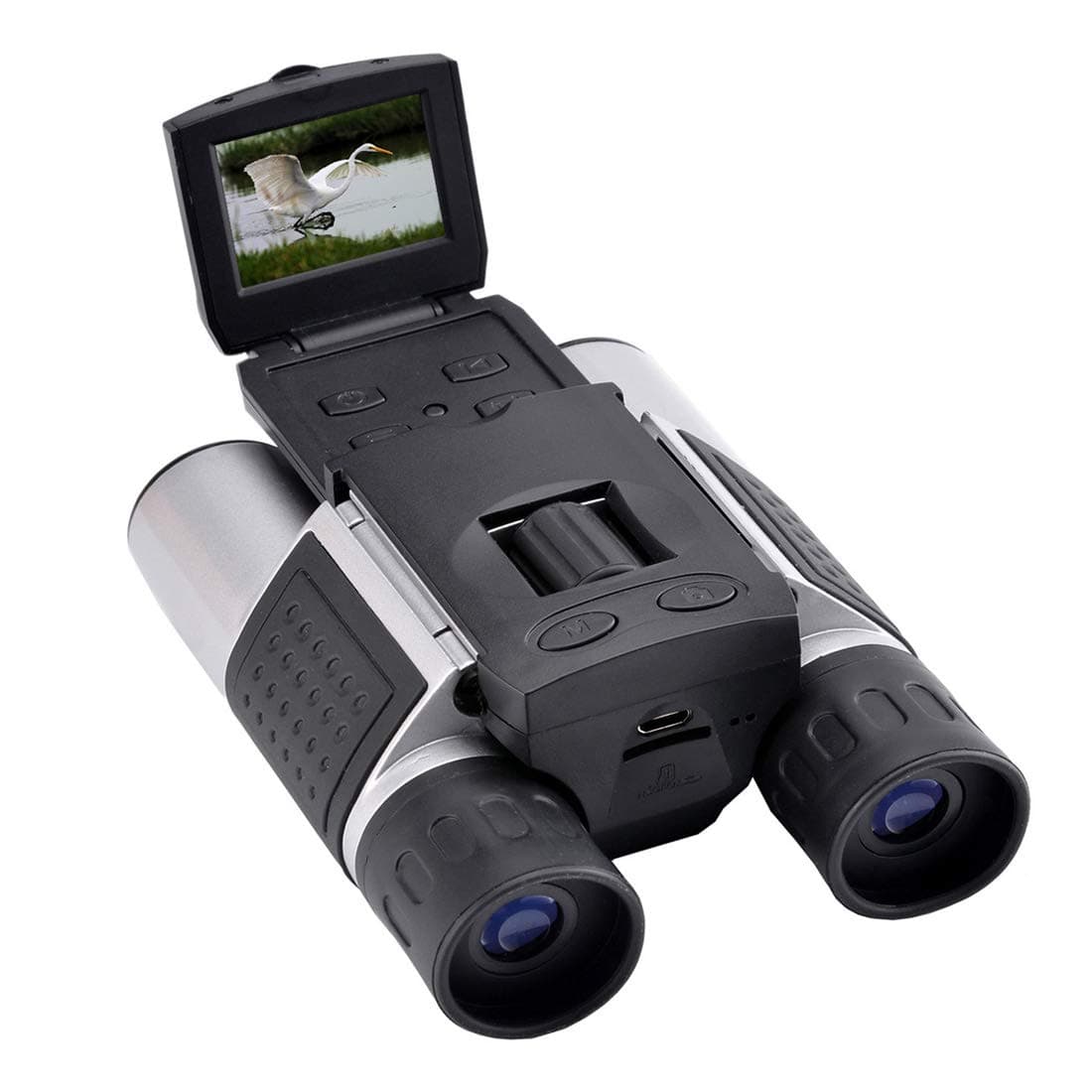 Eoncore Digital Camera Binoculars, 1.5” LCD Display Binoculars for Adults 10x25 5MP Video Photo Recorder for Bird Watching Hunting Sports Games 16GB TF Card