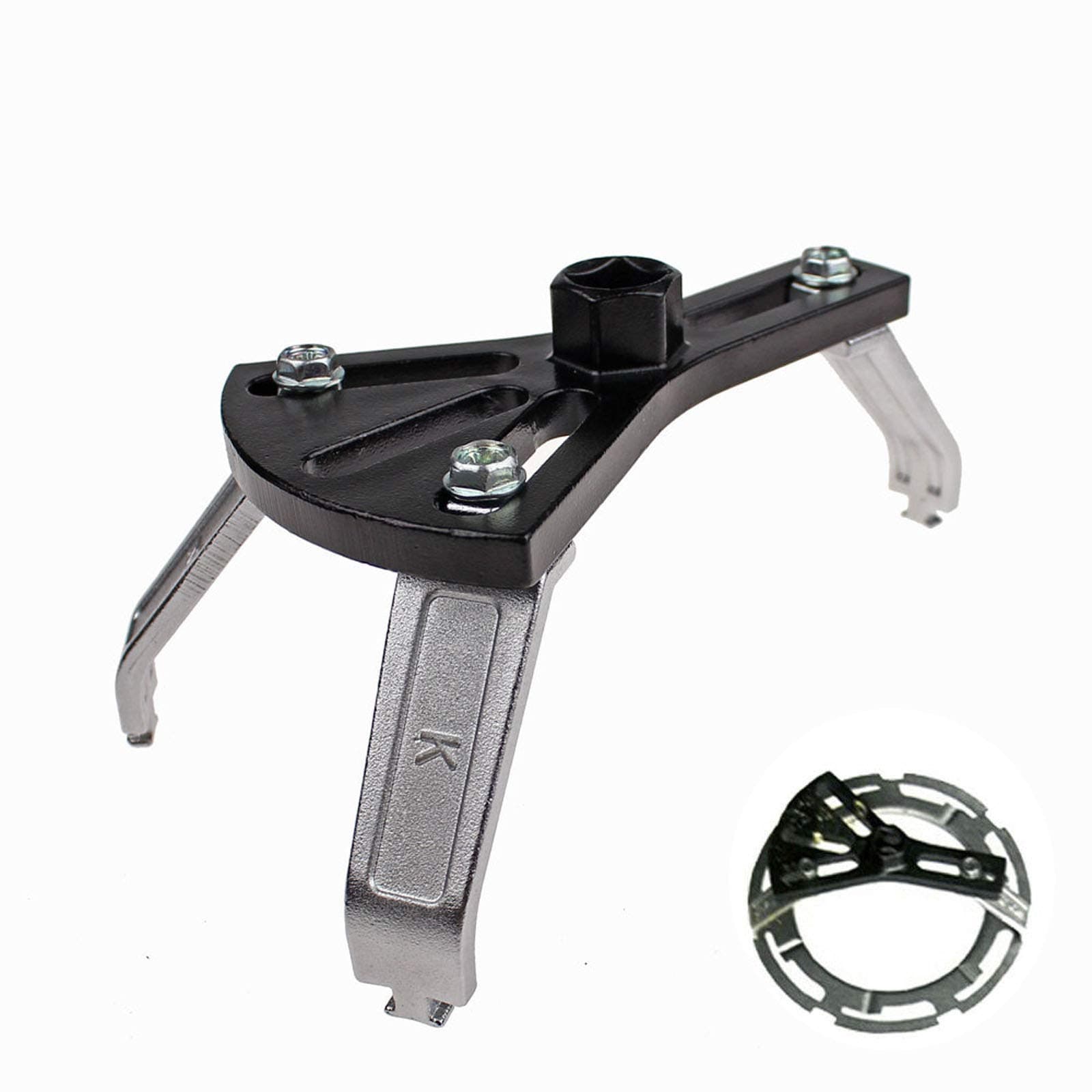 LPHUMEXUniversal Fuel Pump Removal Tool, Adjustable Fuel Pump Lock Ring Tool, Fuel Tank Lock Ring Tool, Fuel Tank Repair Kit, 5.31" to 7.17" Adjustable Lock Ring Spanner