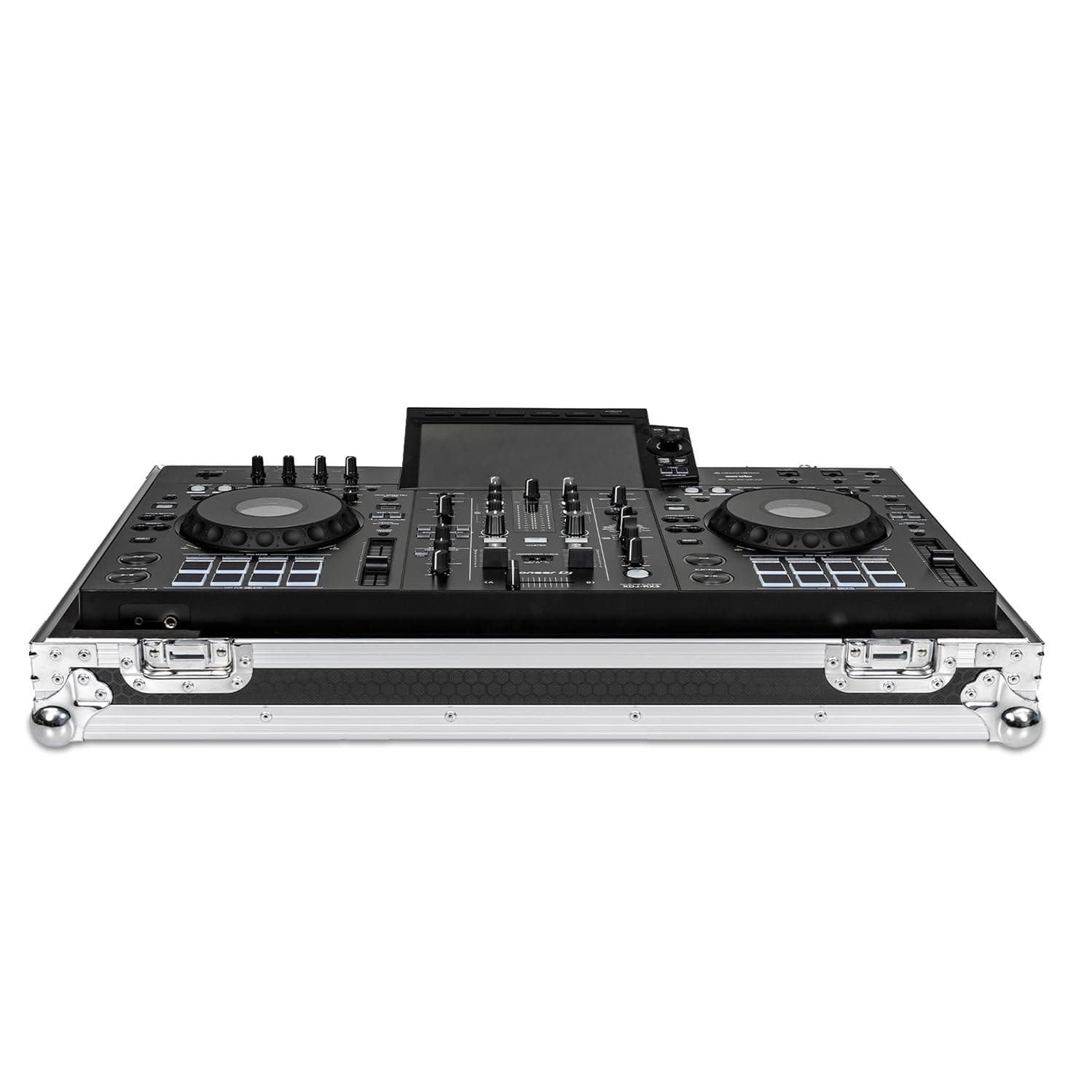 Headliner Low Profile Flight Case with Wheels, Compatible with Pioneer DJ XDJ-RX3, Black (HL10006)