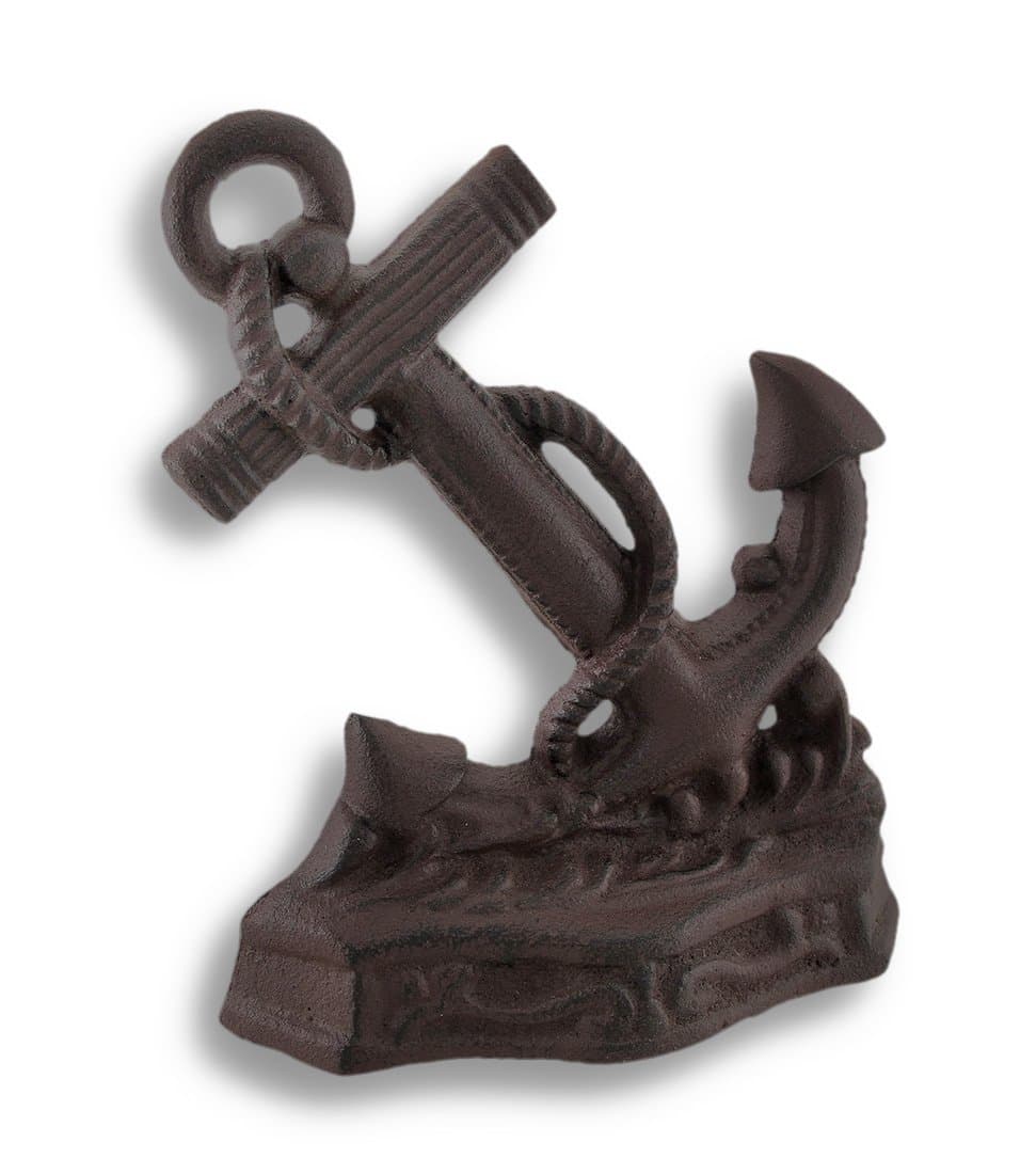 Decorative Cast Iron Nautical Anchor Doorstop