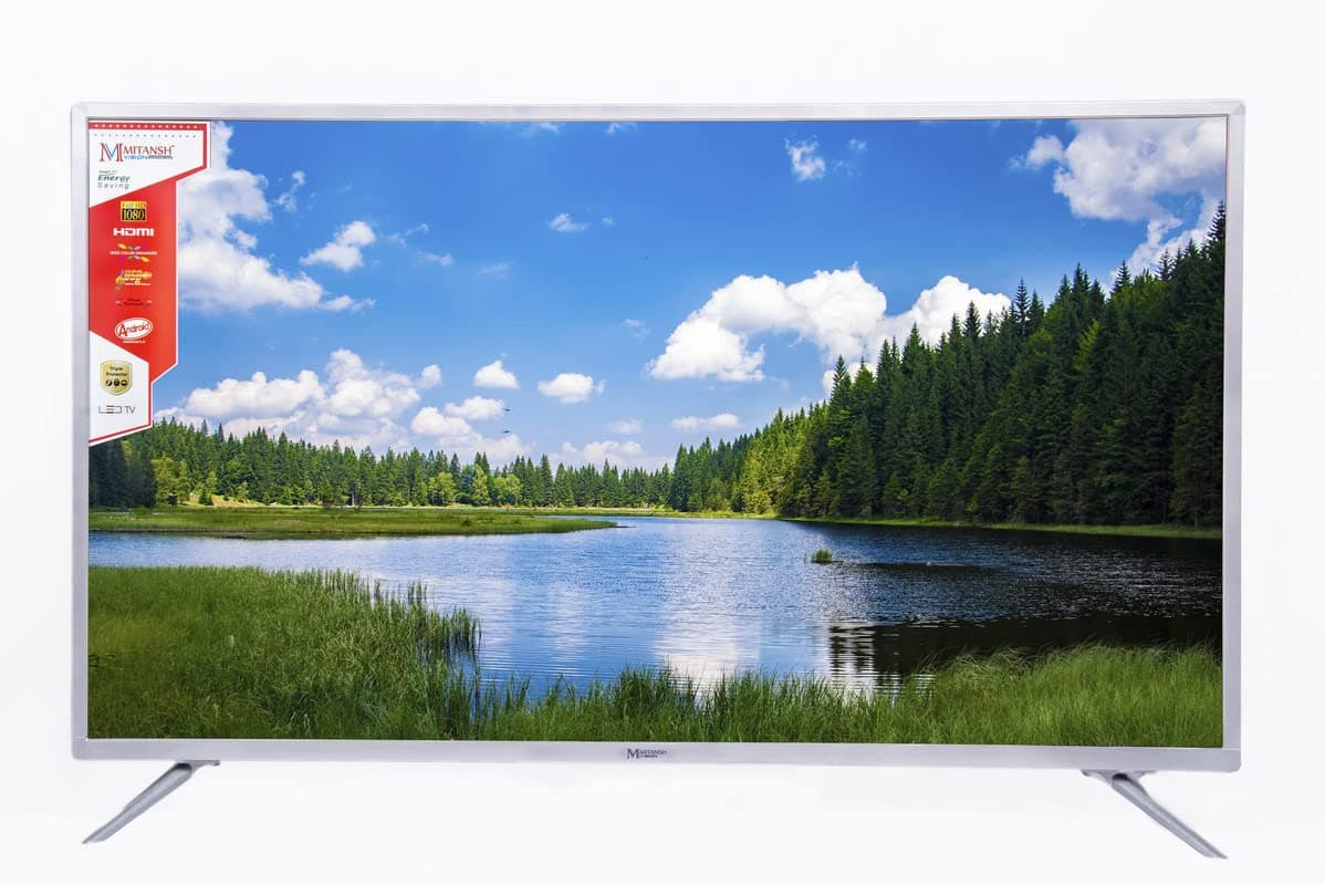 M MITANSH VISION (40 Inches Full HD Certified Android LED TV (White) (40 inch HQPro Model)