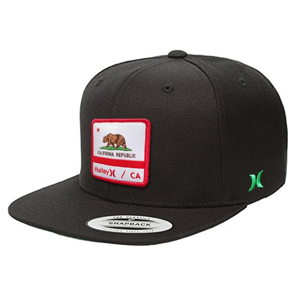 Hurley Destination Hat, California, Black, Snapback