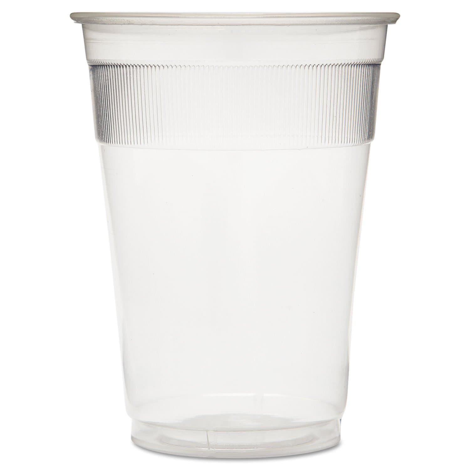 Individually Wrapped Plastic Cups, 9oz, Clear, 1000/Carton