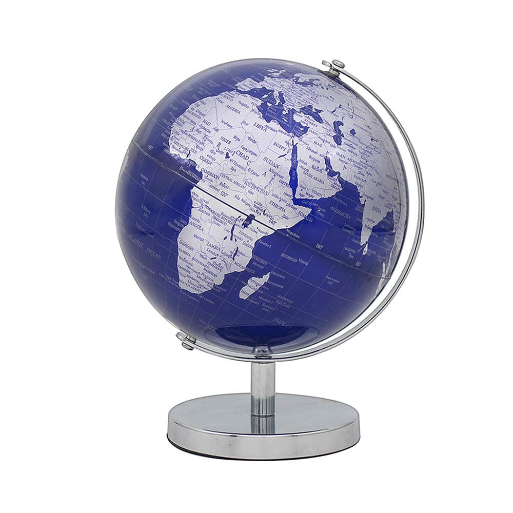 The Leonardo CollectionSilver and Blue Globe (small)