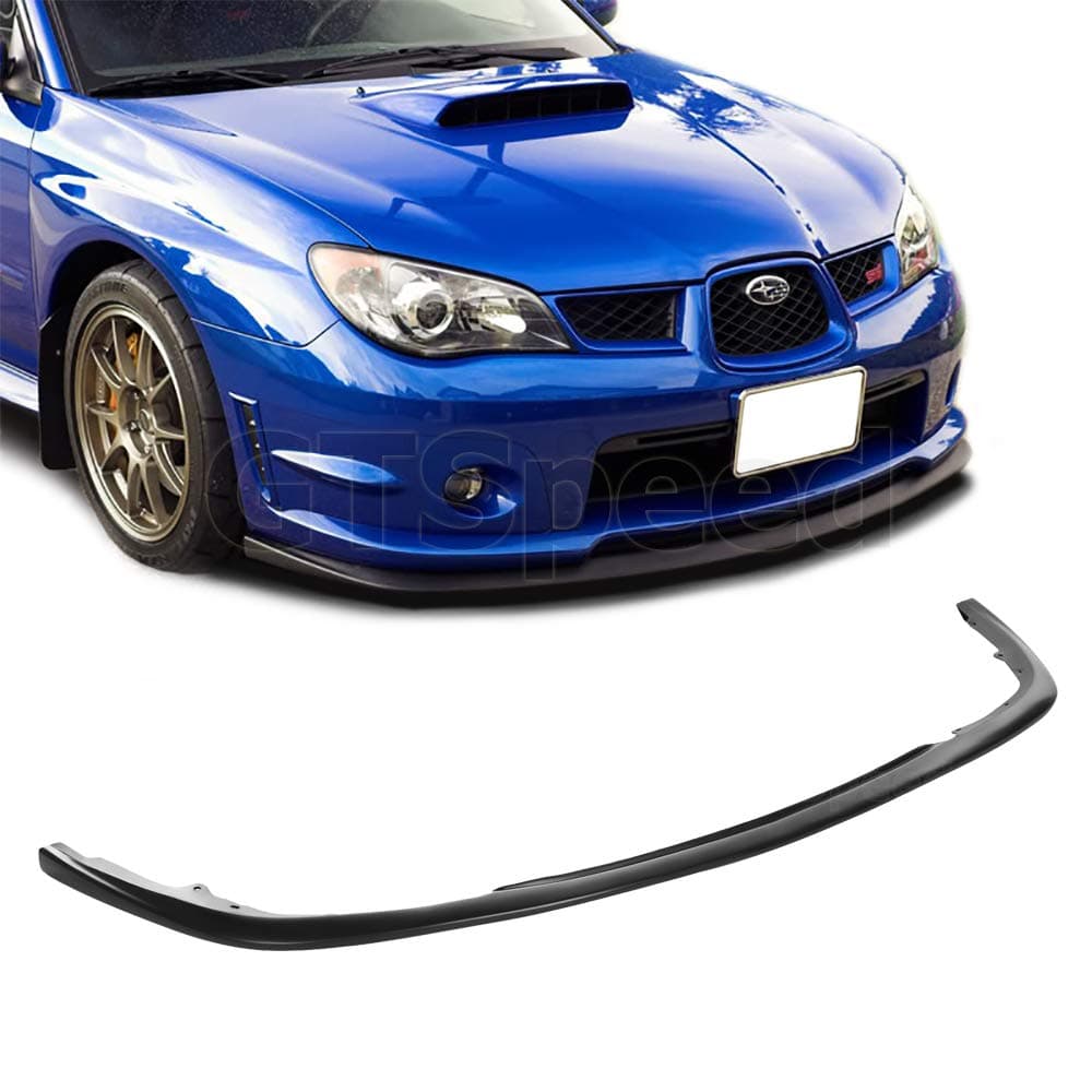 [GT-Speed] Compatible/Replacement for CS1 Style PU Front Bumper Lip, 2006-2007 Subaru Impreza WRX STI S204