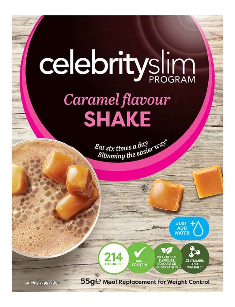 Celebrity Slim Caramel 14 Sachet Shake Pack