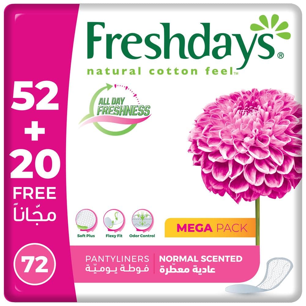 Freshdays Daily Liners Normal Scented 72 Pads