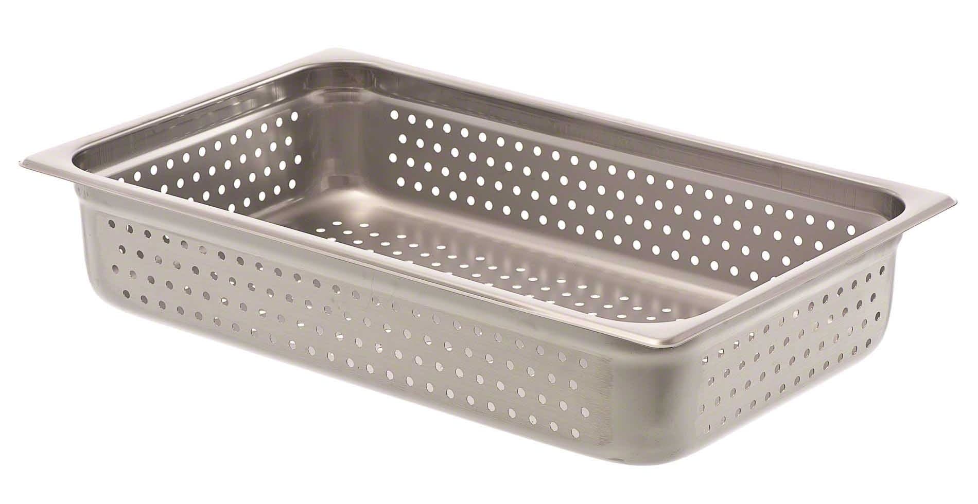 Browne 4" Full-Size Anti-Jam Perforated Steam Table Pan