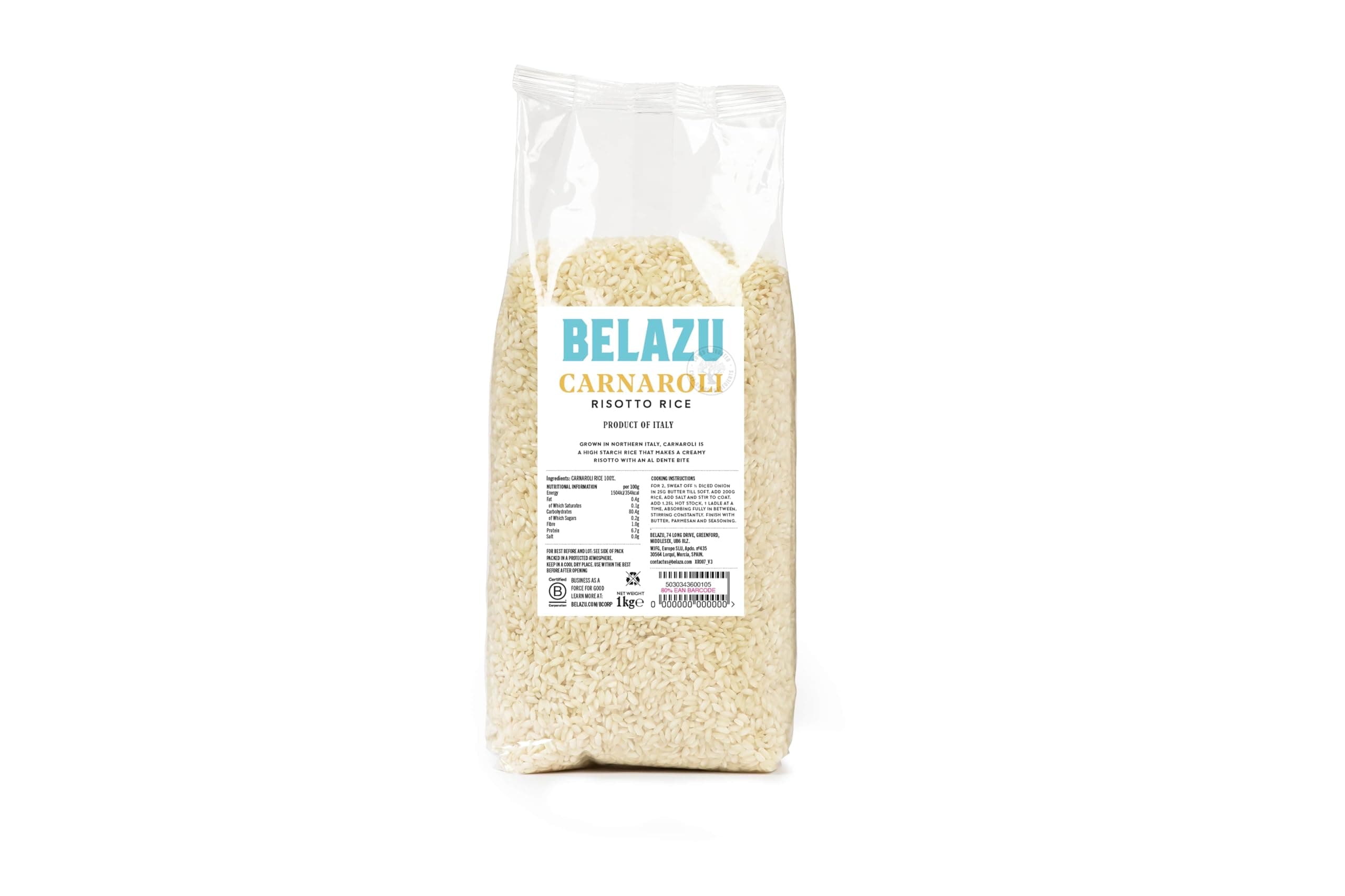 Belazu Carnaroli Risotto Rice 1kg