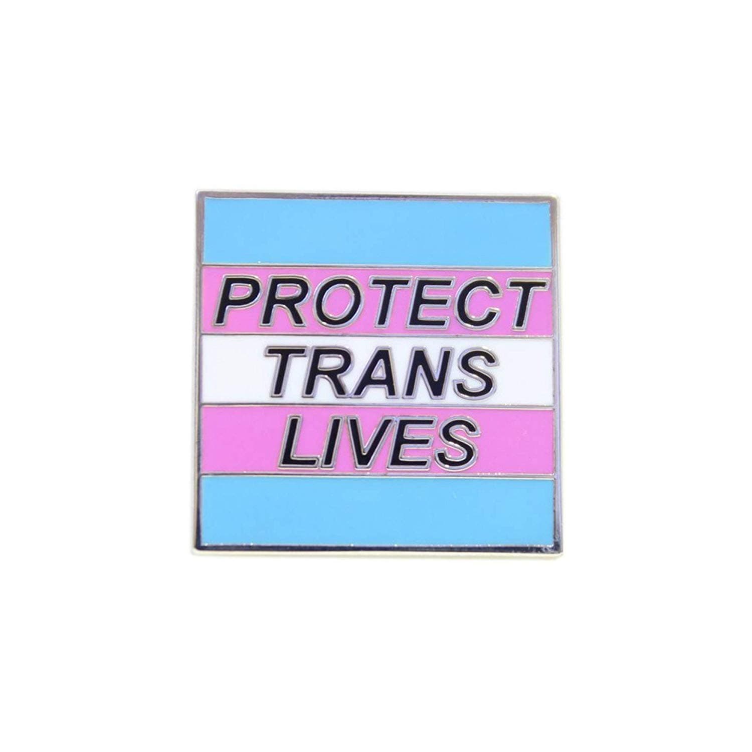 Minimum Mouse Protect Trans Lives Lapel Pin Badge