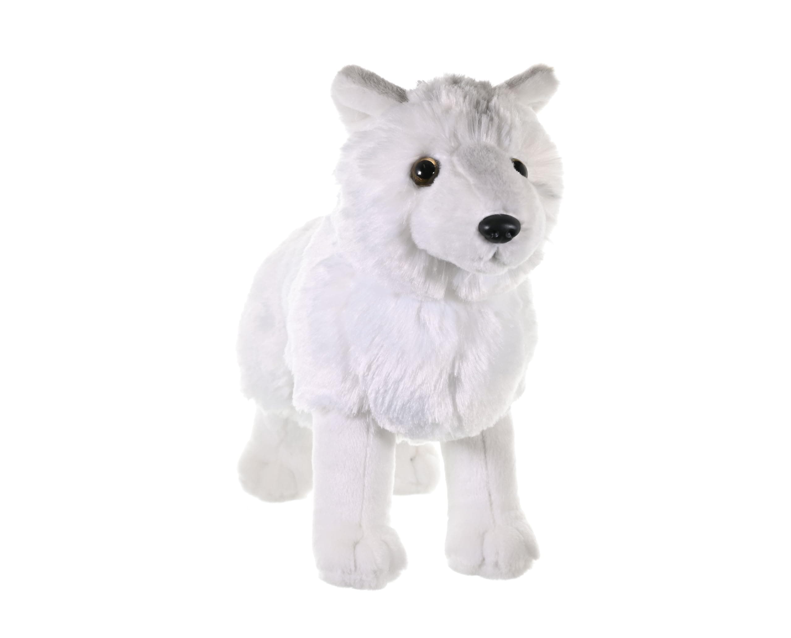 Wild Republic Artic Wolf Standing Plush, 12"