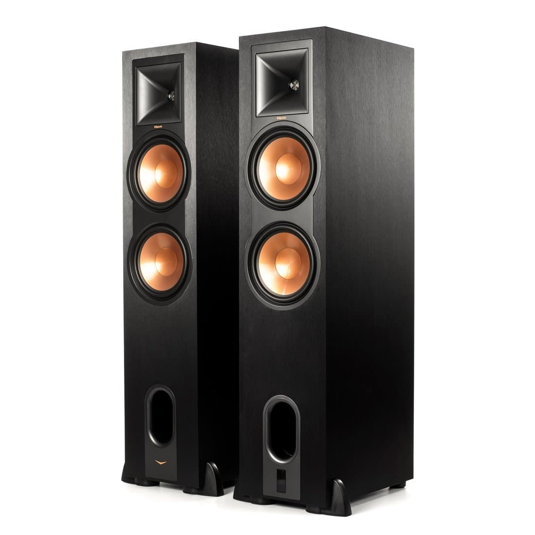 Klipsch R-28PF Surround Powerful Floor Standing Speaker | Set of 2 - Black