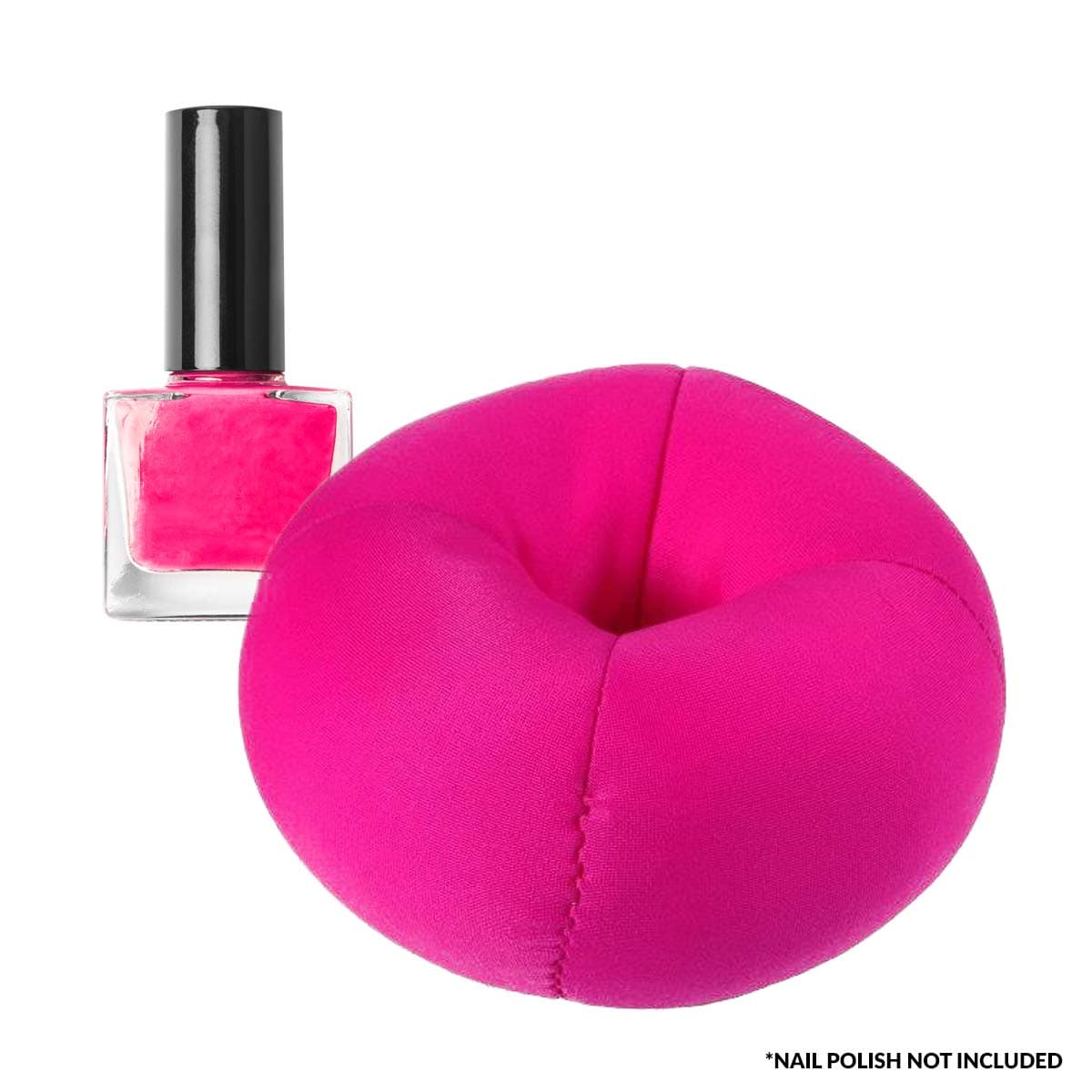 JML Pink Puff Nail Varnish Holder