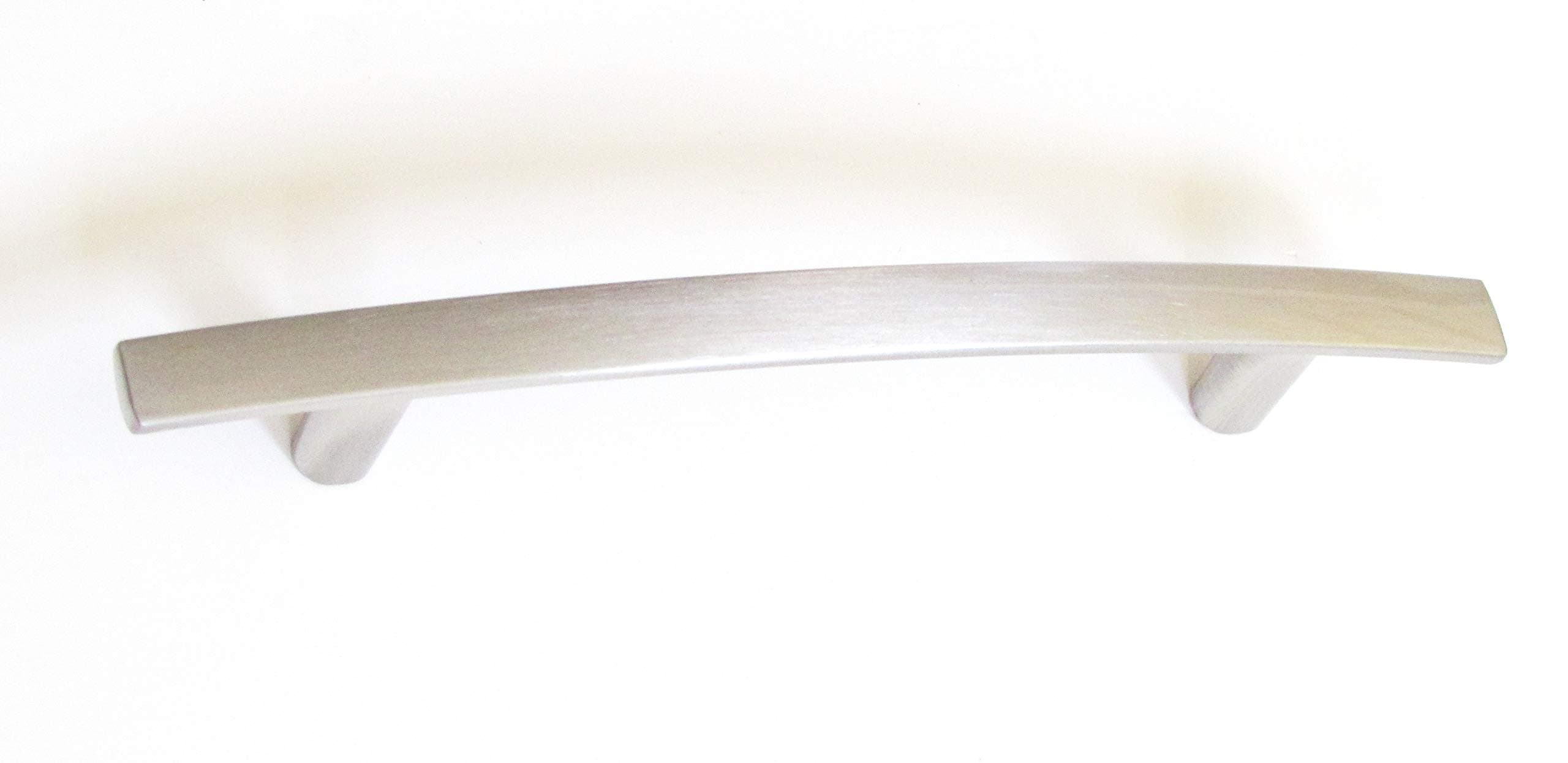 5" Satin Nickel Kitchen Cabinet Dresser Drawer Handle Pull Hardware, 96mm (3 3/4") Hole Centers, 38SN96, 25 Pack