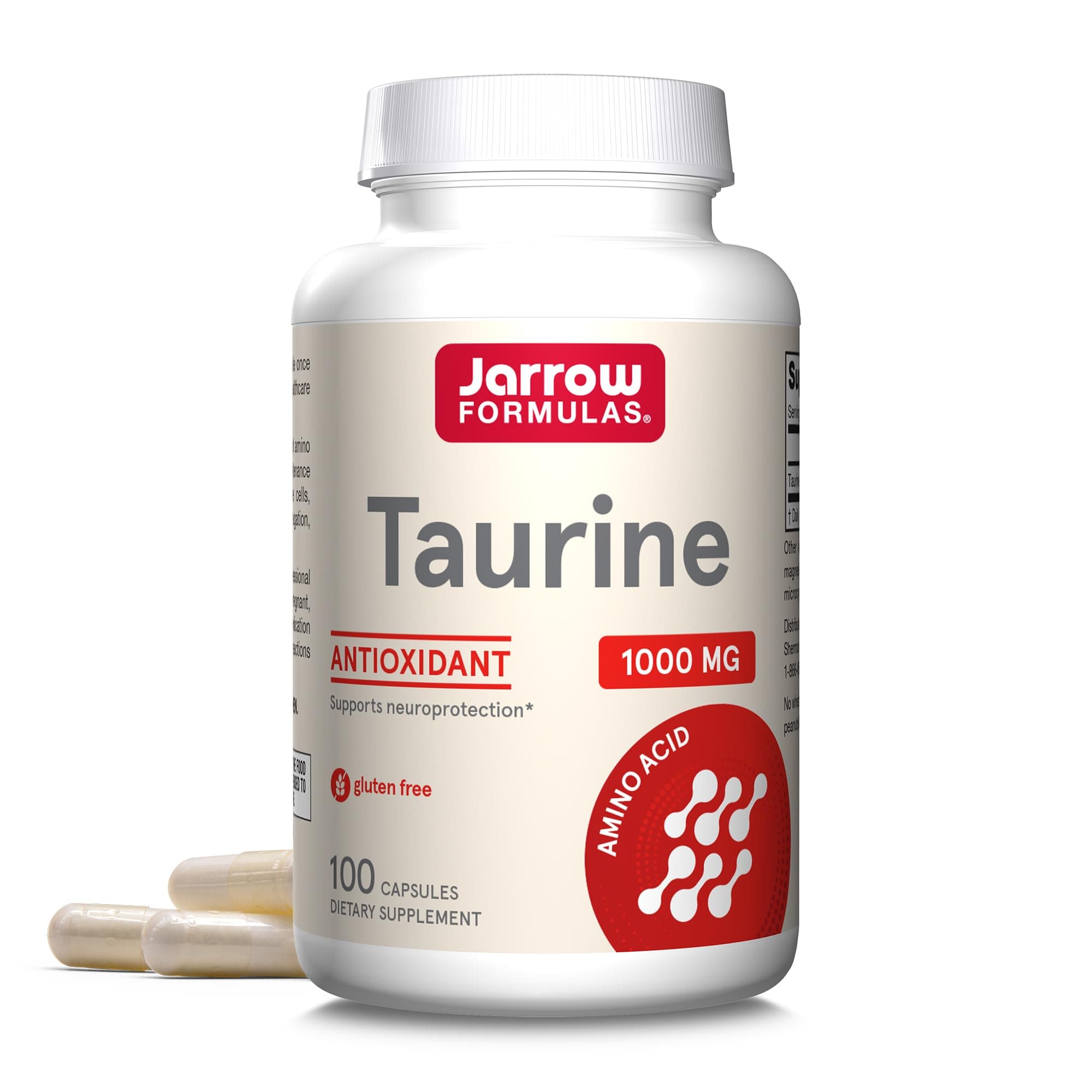 Taurine, Brain & Memory Support, 1000 Mg, 100 Caps