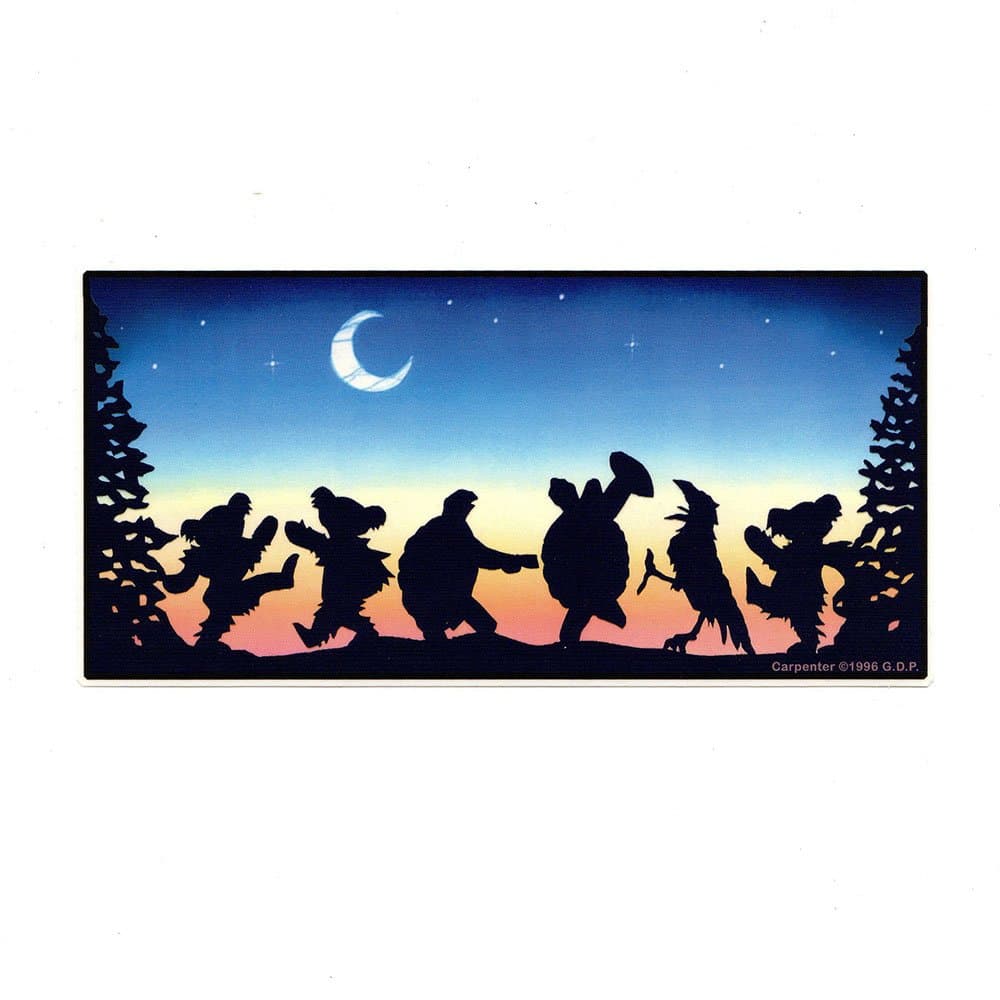 Grateful Dead Moondance Magnet by Dye the Sky